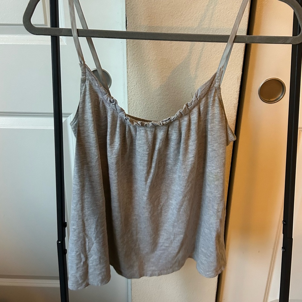 Gray Women's Spaghetti Strap Top